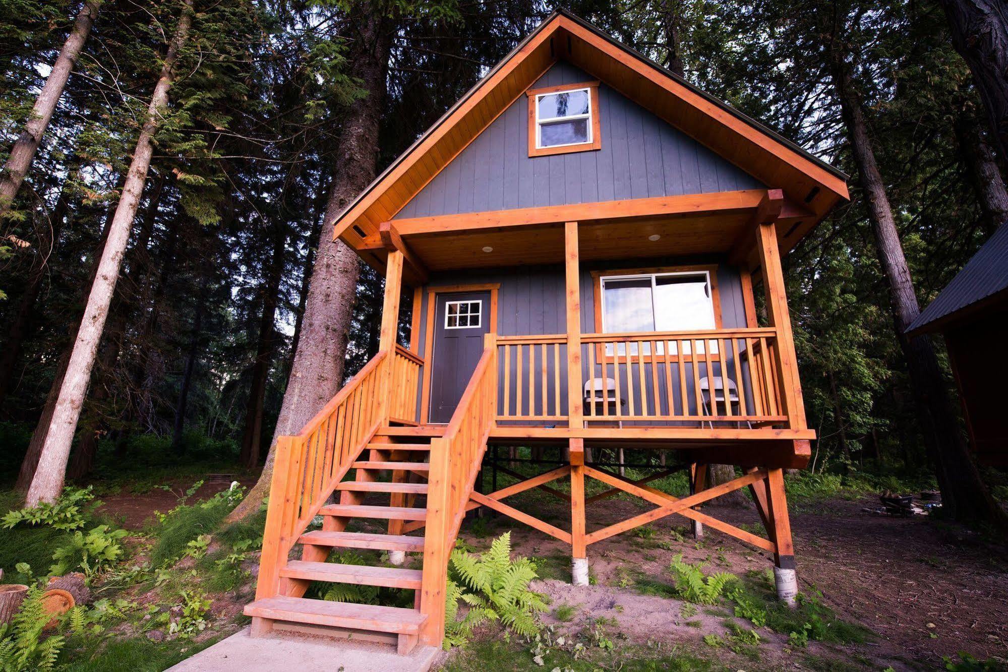 Hidden Acres Farm And Treehouse Resort Terrace Exterior foto